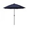 California Umbrella 9' Bronze Aluminum Market Patio Umbrella, Sunbrella Navy 194061337127 - alternate 1
